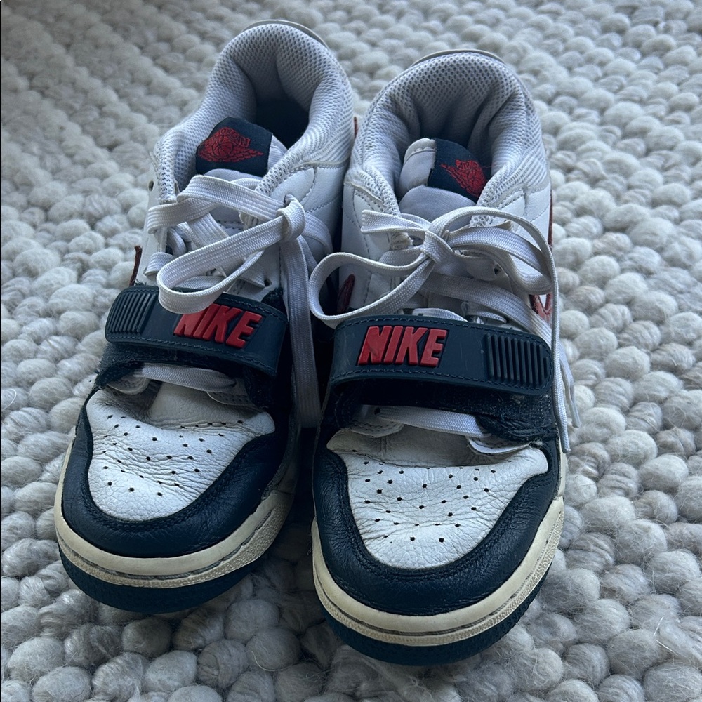 Nike Air Jordan Kids' Sneakers in Black, White, and Red